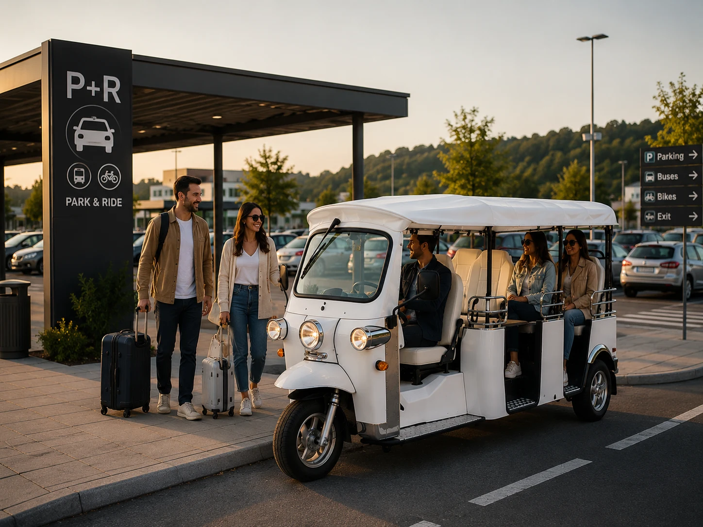 eTuk L5 Limo GT passenger electric tuk tuk