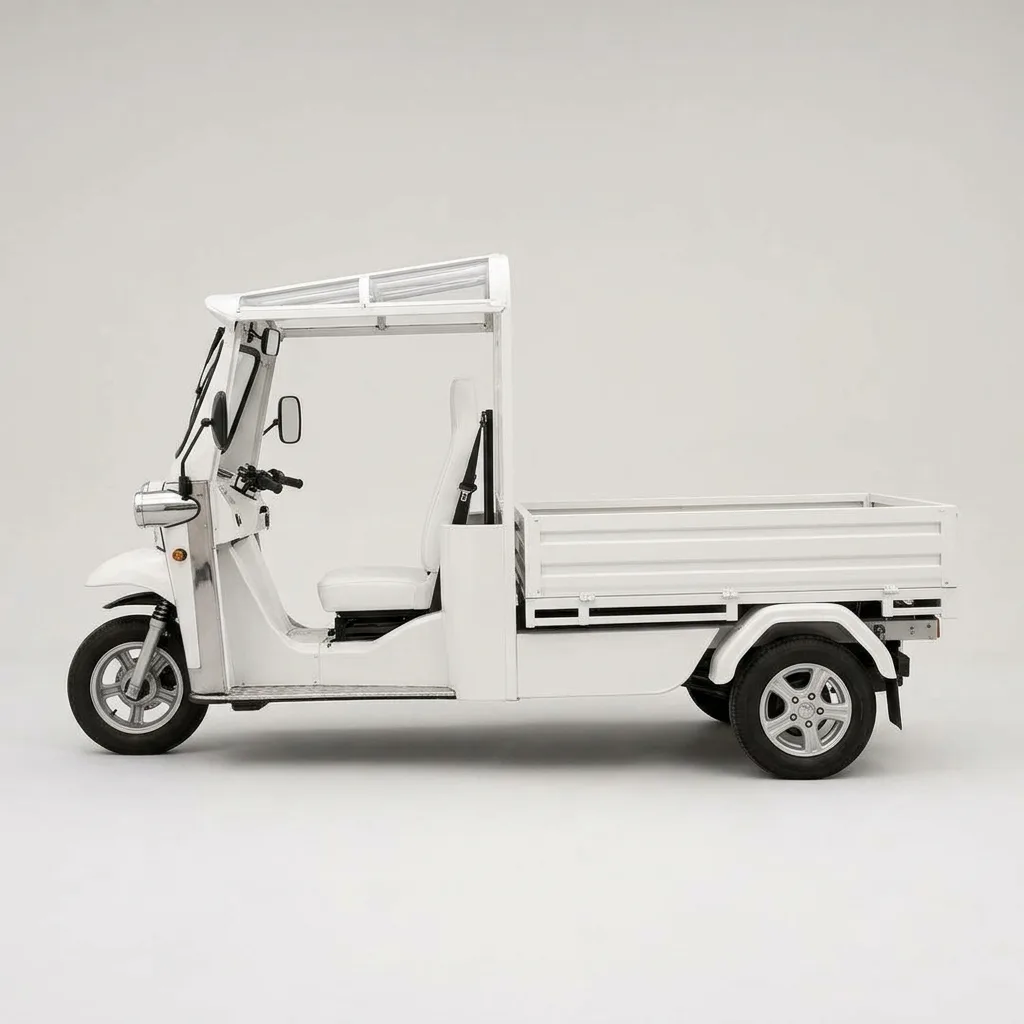 eTuk L5 Pickup side profile