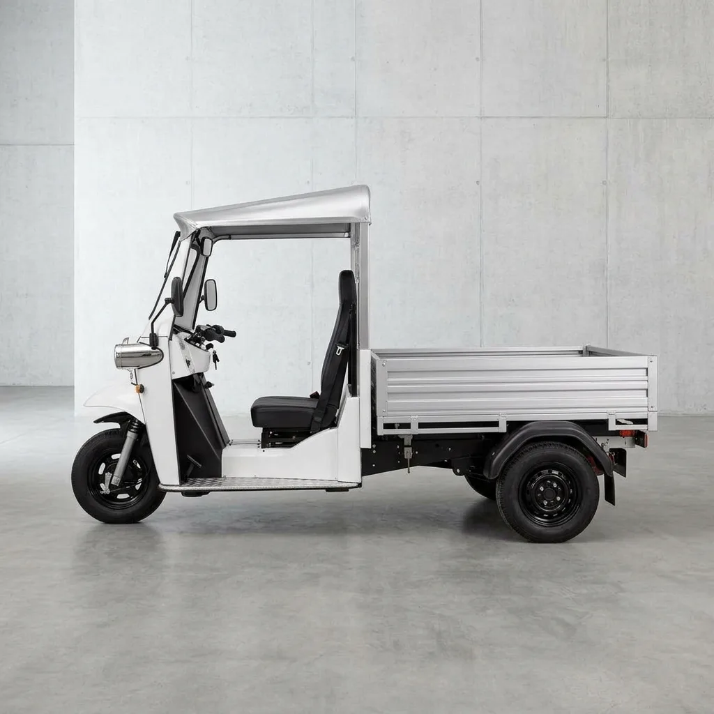 eTuk L5 Pickup rear cargo bed view