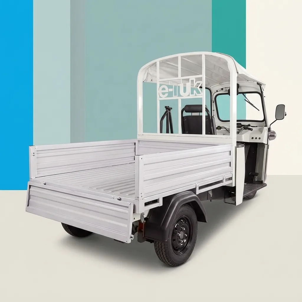 eTuk L5 Pickup compact commercial work vehicle